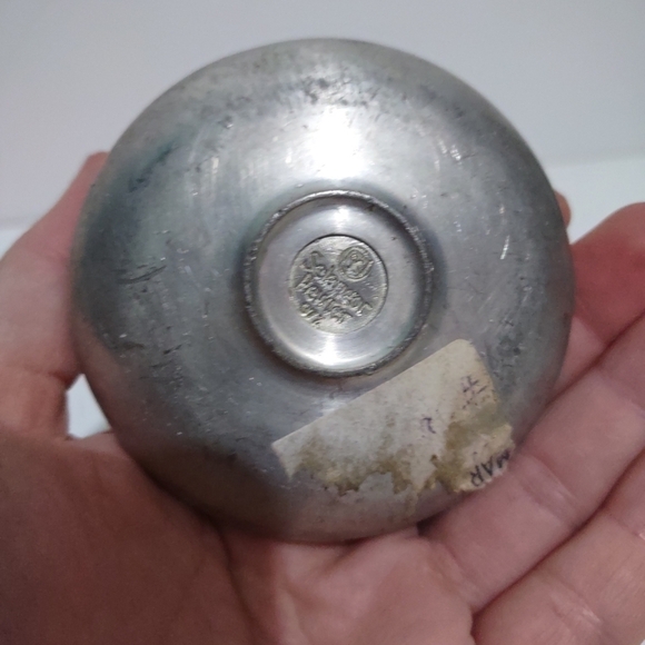 Selangor Pewter Malaysia Singapore Vintage Quill Inkwell - Picture 5 of 6